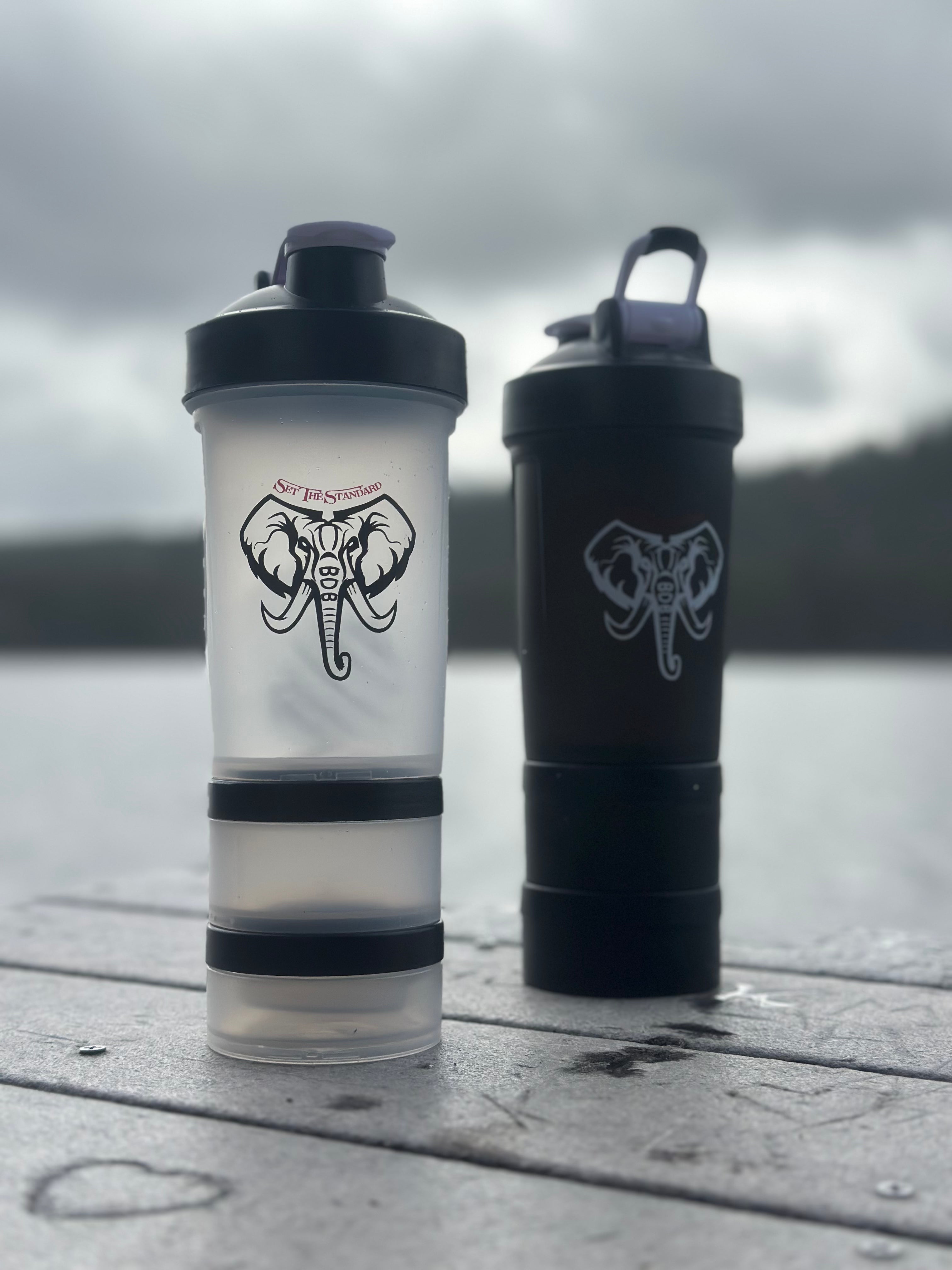 "set the standard" shaker bottle